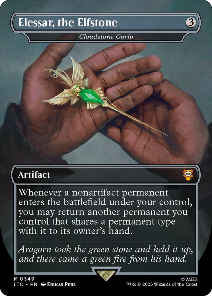 Cloudstone Curio - Elessar, the Elfstone [The Lord of the Rings: Tales of Middle-Earth Commander] | Gear Gaming Fayetteville