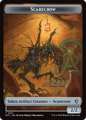 Saproling // Scarecrow Double-Sided Token [Lorwyn Eclipsed Tokens] | Gear Gaming Fayetteville