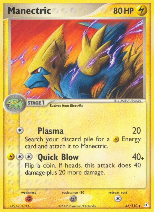 Manectric (46/110) [EX: Holon Phantoms] | Gear Gaming Fayetteville