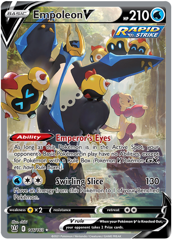 Empoleon V (146/163) [Sword & Shield: Battle Styles] | Gear Gaming Fayetteville