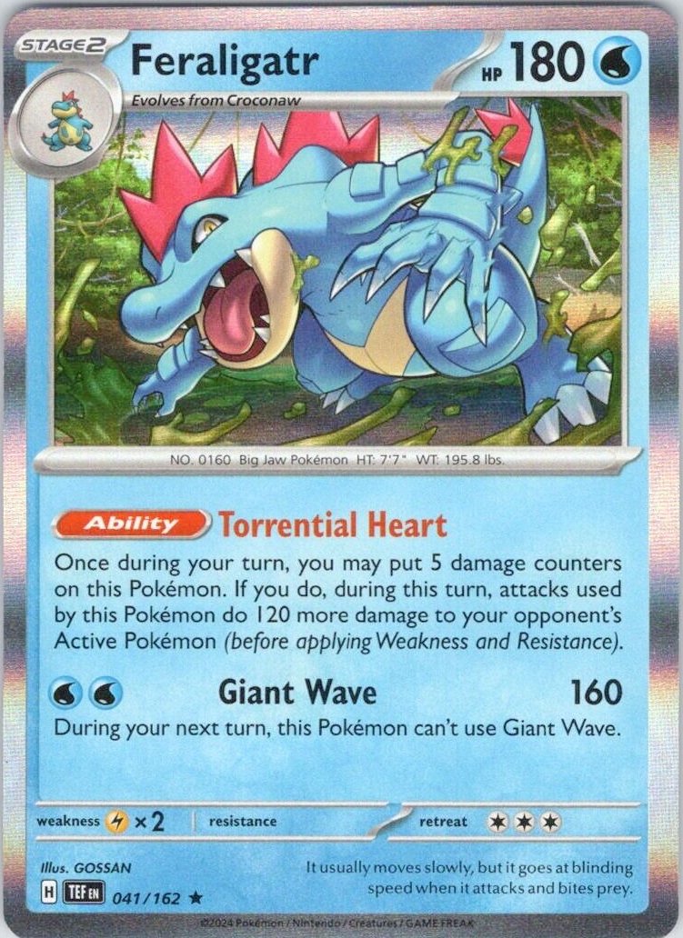 Feraligatr (041/162) [Scarlet & Violet: Temporal Forces] | Gear Gaming Fayetteville