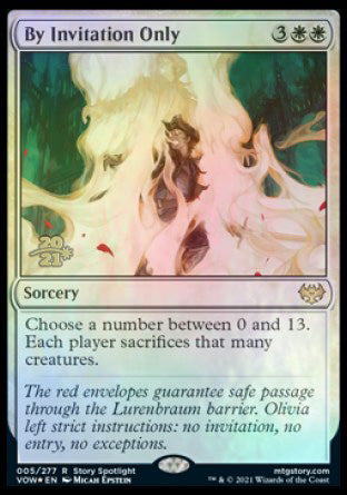 By Invitation Only [Innistrad: Crimson Vow Prerelease Promos] | Gear Gaming Fayetteville