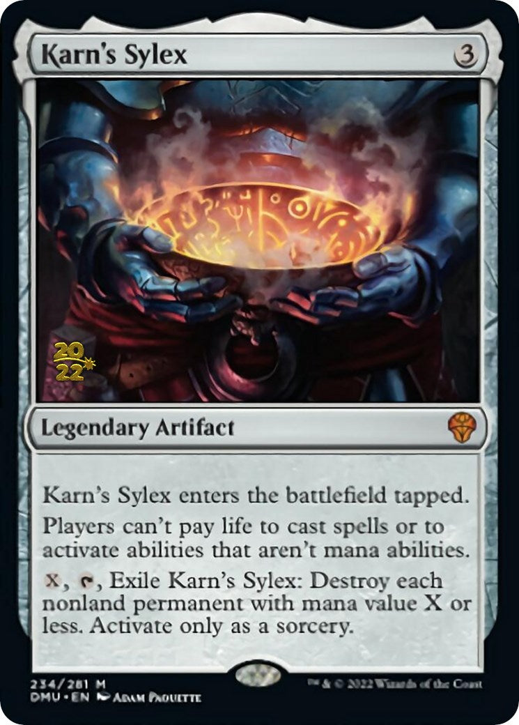 Karn's Sylex [Dominaria United Prerelease Promos] | Gear Gaming Fayetteville