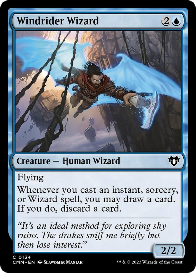 Windrider Wizard [Commander Masters] | Gear Gaming Fayetteville