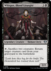 Whisper, Blood Liturgist [Commander Masters] | Gear Gaming Fayetteville