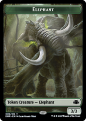 Elephant // Griffin Double-Sided Token [Dominaria Remastered Tokens] | Gear Gaming Fayetteville