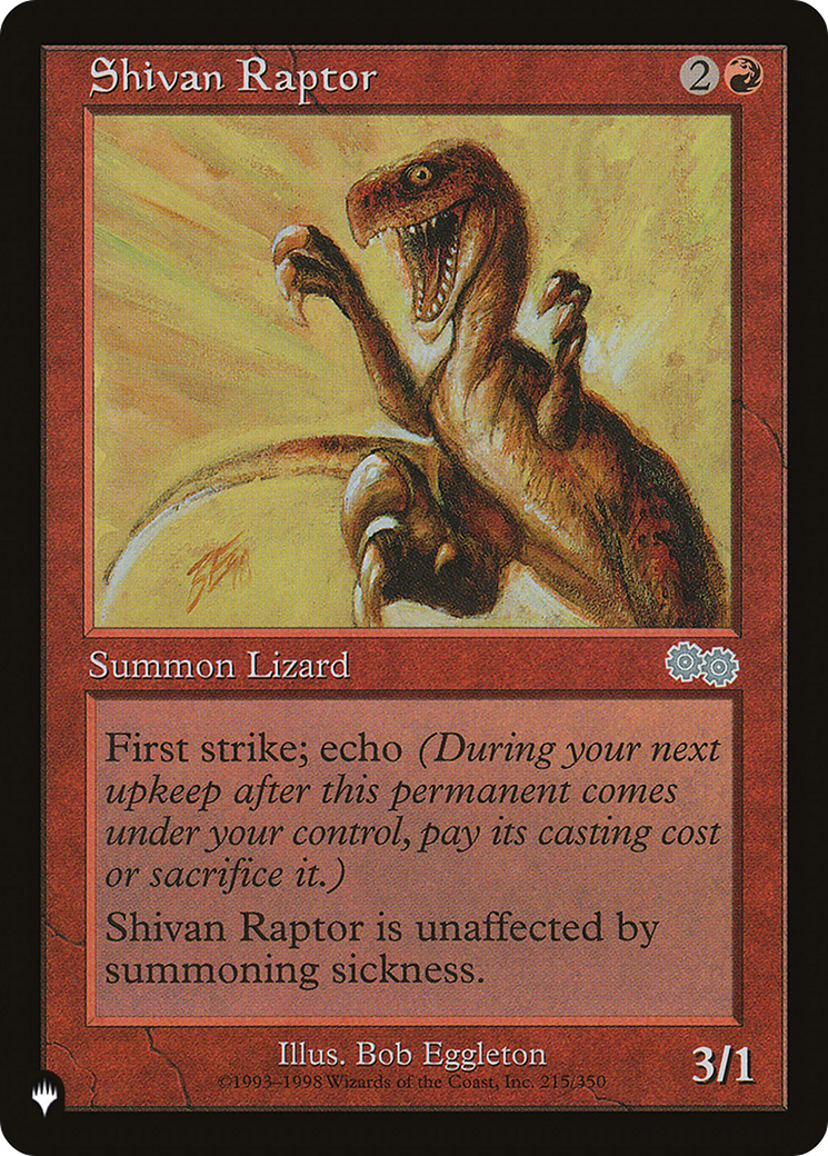 Shivan Raptor [The List Reprints] | Gear Gaming Fayetteville