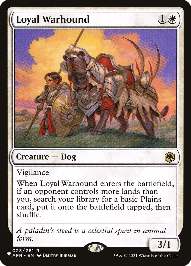 Loyal Warhound [The List] | Gear Gaming Fayetteville