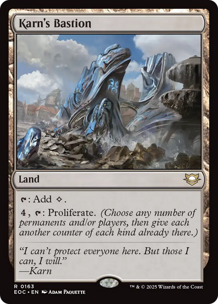 Karn's Bastion [Edge of Eternities Commander] | Gear Gaming Fayetteville
