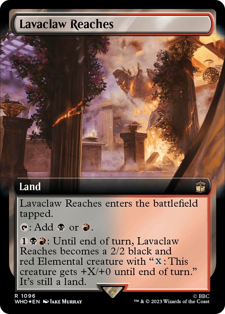 Lavaclaw Reaches (Extended Art) (Surge Foil) [Doctor Who] | Gear Gaming Fayetteville