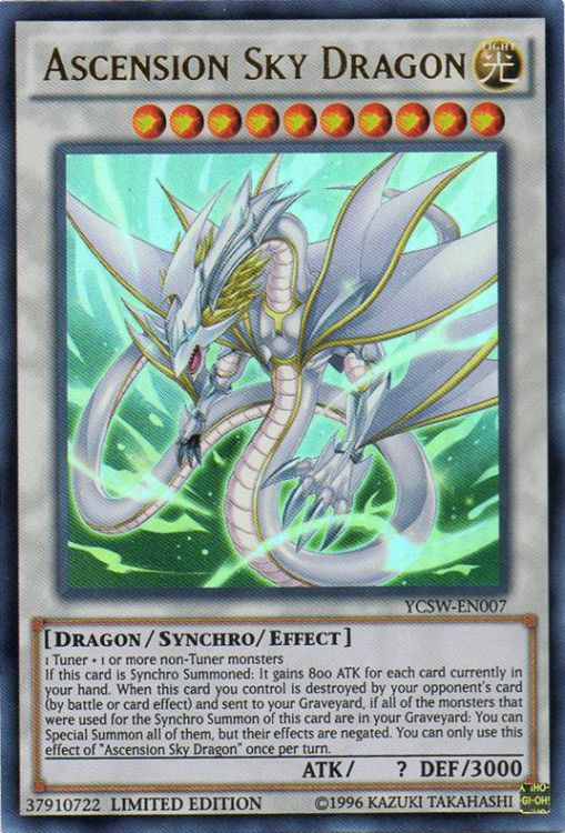 Ascension Sky Dragon [YCSW-EN007] Ultra Rare | Gear Gaming Fayetteville