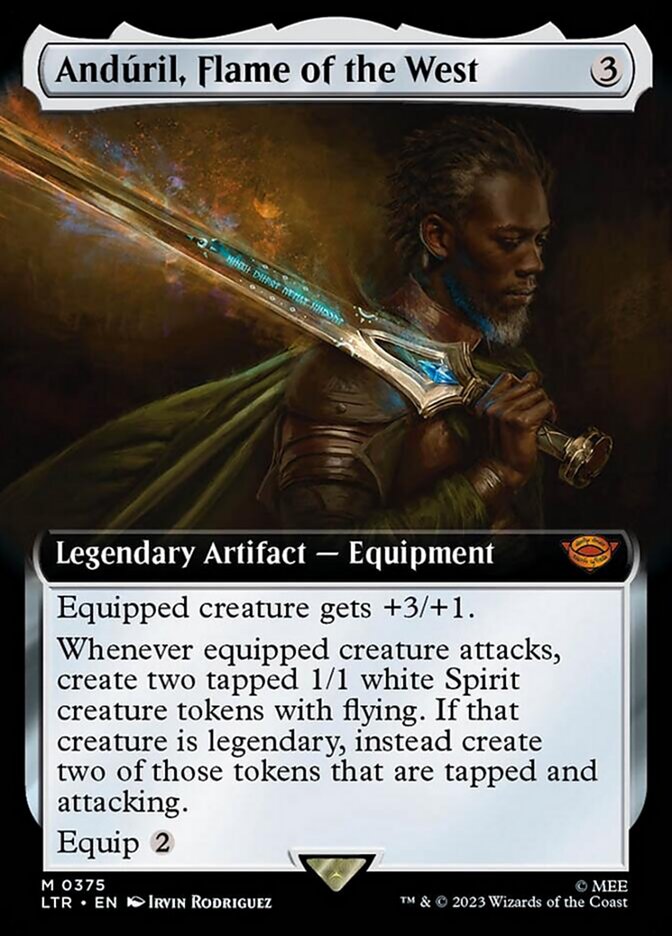 Anduril, Flame of the West (Extended Art) [The Lord of the Rings: Tales of Middle-Earth] | Gear Gaming Fayetteville