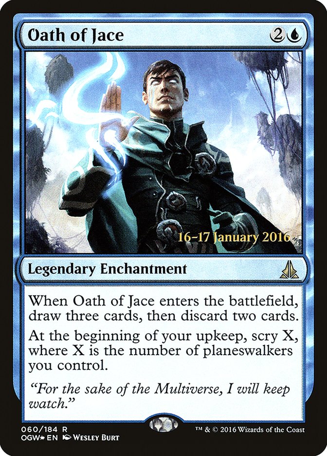 Oath of Jace [Oath of the Gatewatch Prerelease Promos] | Gear Gaming Fayetteville