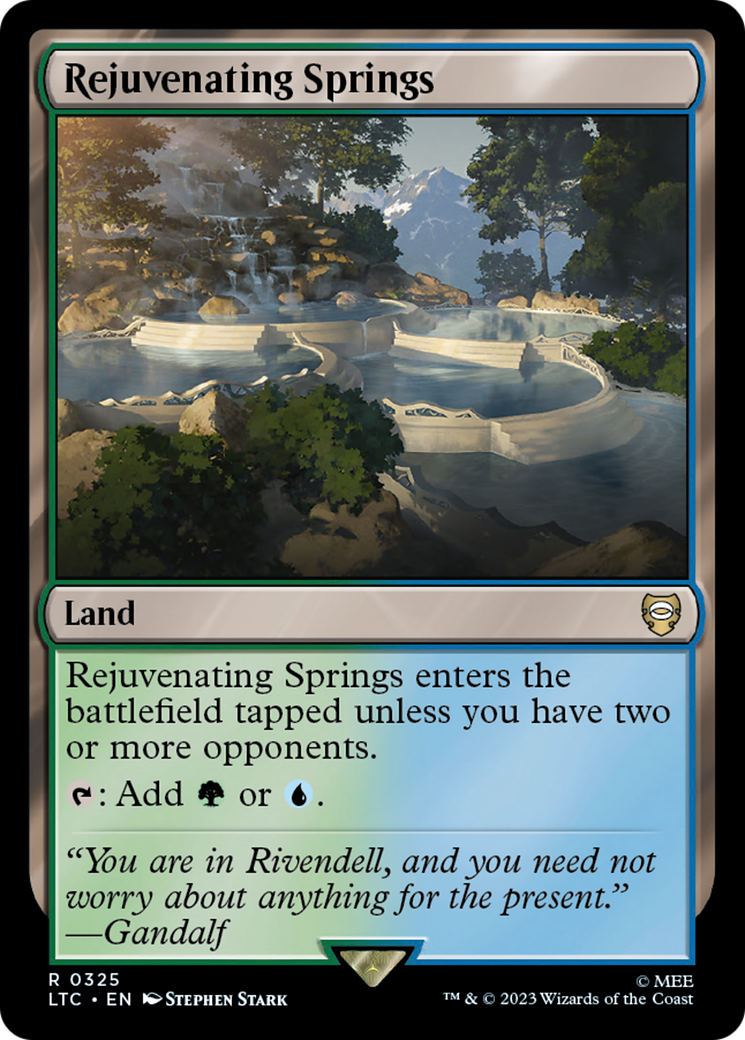 Rejuvenating Springs [The Lord of the Rings: Tales of Middle-Earth Commander] | Gear Gaming Fayetteville