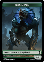 Frog Lizard // Merfolk (0003) Double-Sided Token [The Lost Caverns of Ixalan Commander Tokens] | Gear Gaming Fayetteville