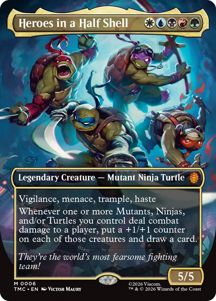 Heroes in a Half Shell (Borderless) [Teenage Mutant Ninja Turtles Commander] | Gear Gaming Fayetteville