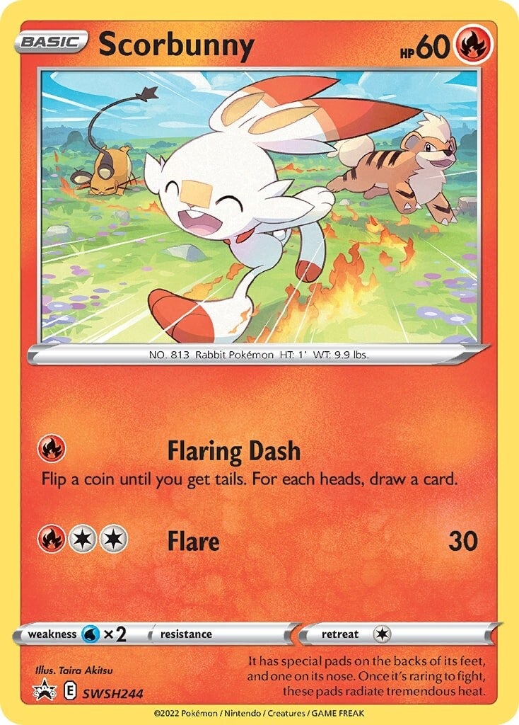 Scorbunny (SWSH244) [Sword & Shield: Black Star Promos] | Gear Gaming Fayetteville