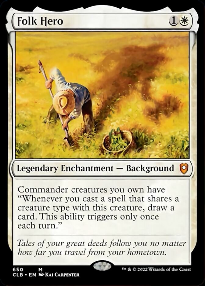 Folk Hero [Commander Legends: Battle for Baldur's Gate] | Gear Gaming Fayetteville