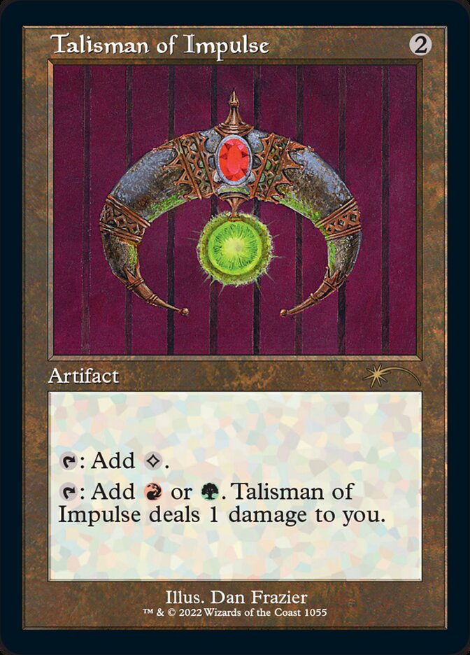 Talisman of Impulse (Foil Etched) [Secret Lair Drop Series] | Gear Gaming Fayetteville