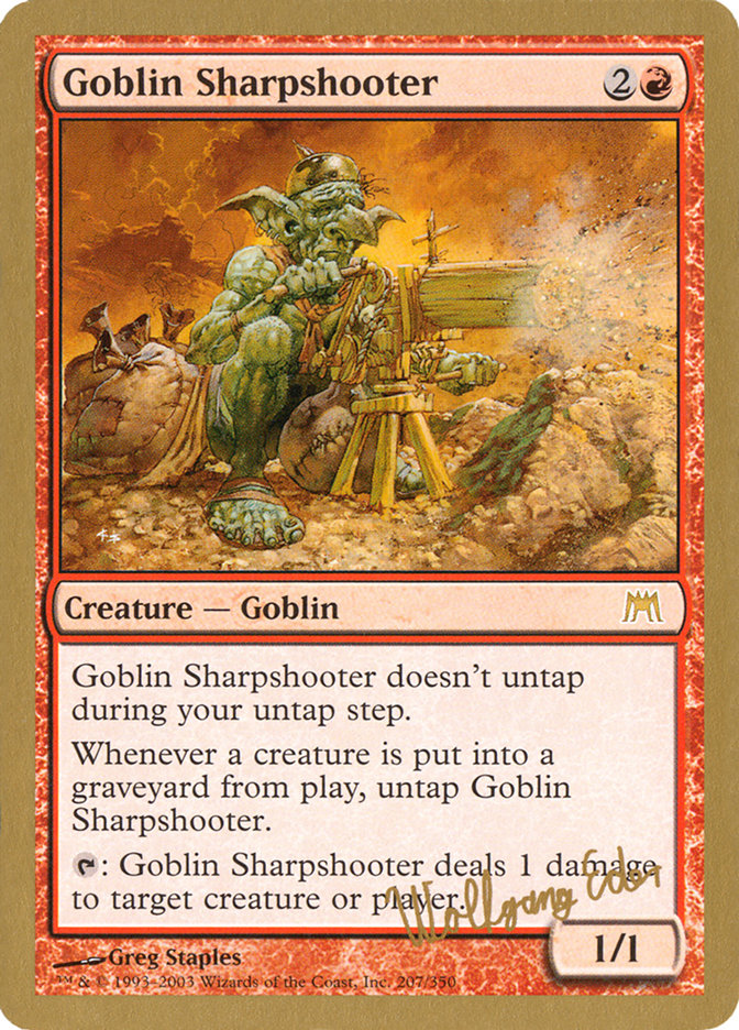 Goblin Sharpshooter (Wolfgang Eder) [World Championship Decks 2003] | Gear Gaming Fayetteville