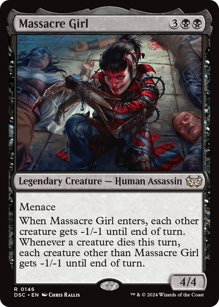 Massacre Girl [Duskmourn: House of Horror Commander] | Gear Gaming Fayetteville