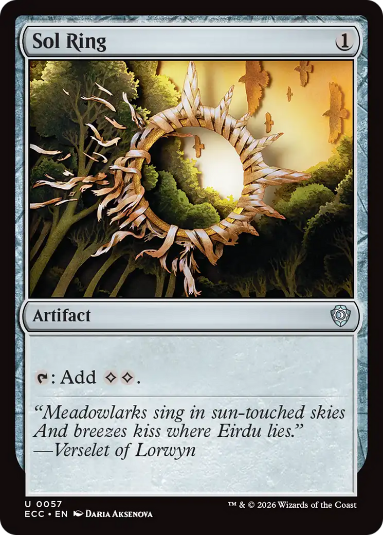 Sol Ring (0057) [Lorwyn Eclipsed Commander] | Gear Gaming Fayetteville