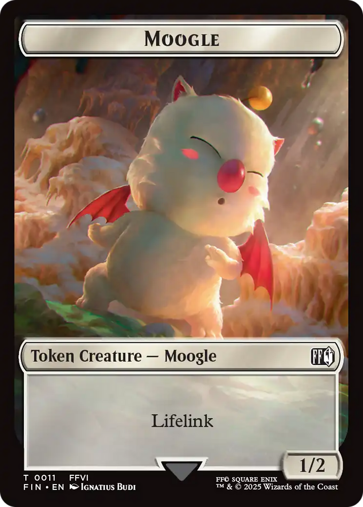 Moogle (0011) // Copy (0001) Double-Sided Token [FINAL FANTASY Tokens] | Gear Gaming Fayetteville