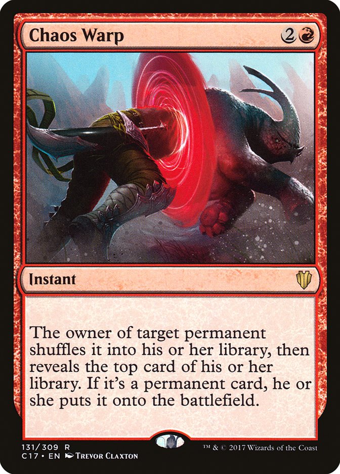 Chaos Warp [Commander 2017] | Gear Gaming Fayetteville