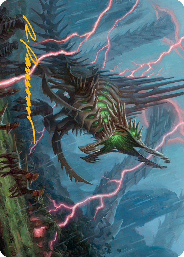 Etali, Primal Sickness Art Card (Gold-Stamped Signature) [March of the Machine Art Series] | Gear Gaming Fayetteville