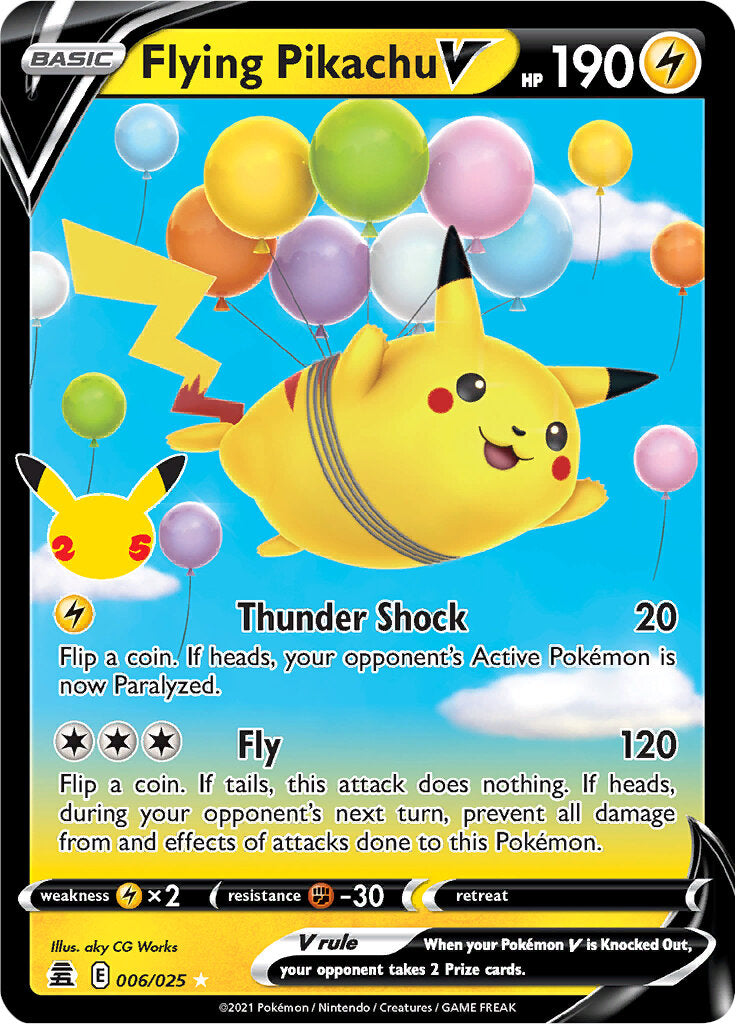 Flying Pikachu V (006/025) [Celebrations: 25th Anniversary] | Gear Gaming Fayetteville