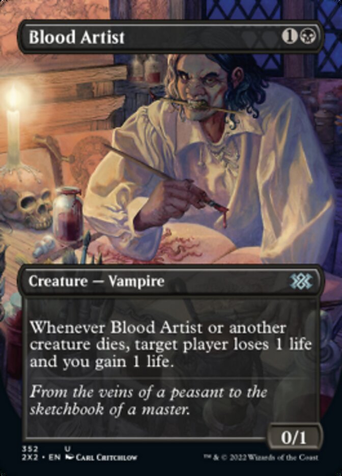 Blood Artist (Borderless Alternate Art) [Double Masters 2022] | Gear Gaming Fayetteville