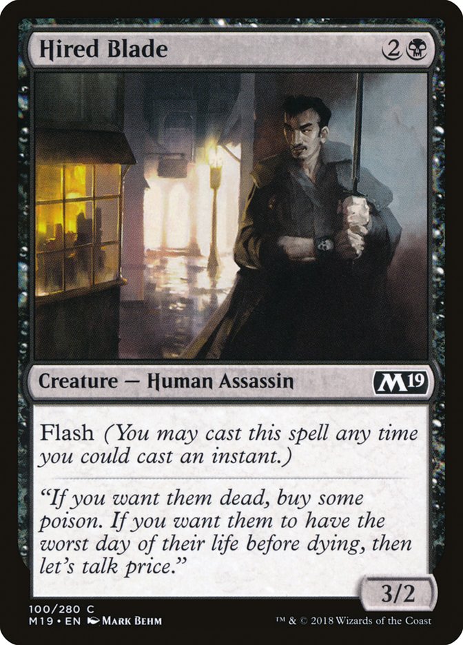 Hired Blade [Core Set 2019] | Gear Gaming Fayetteville