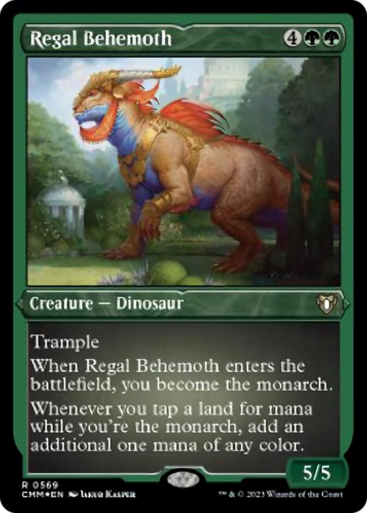 Regal Behemoth (Foil Etched) [Commander Masters] | Gear Gaming Fayetteville