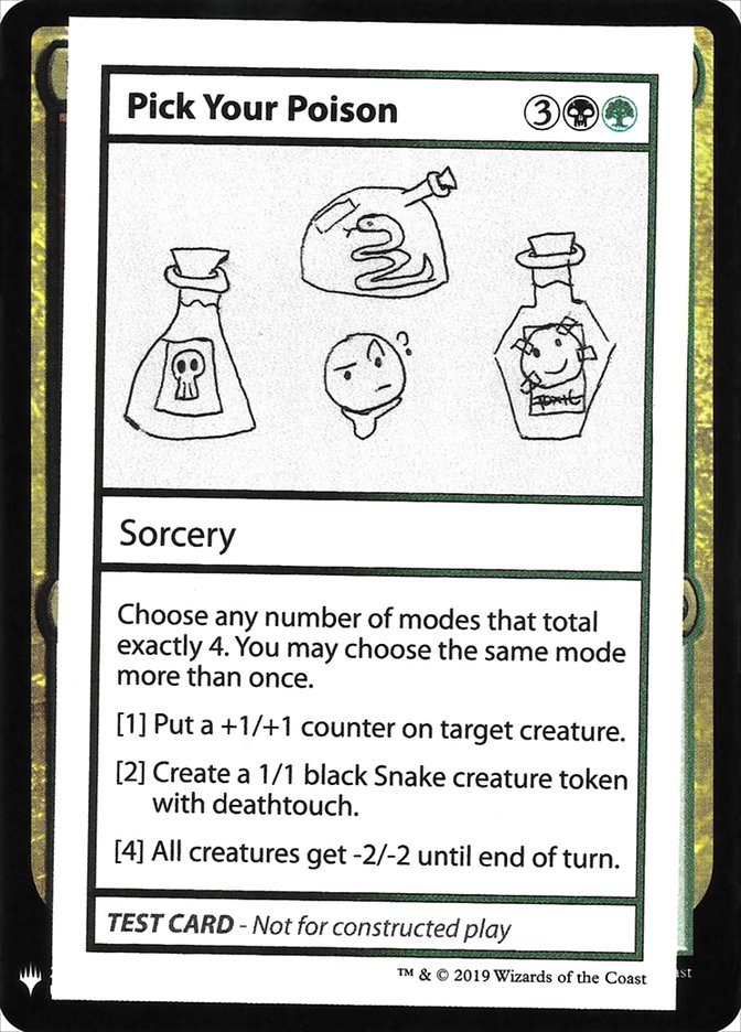 Pick Your Poison [Mystery Booster Playtest Cards] | Gear Gaming Fayetteville