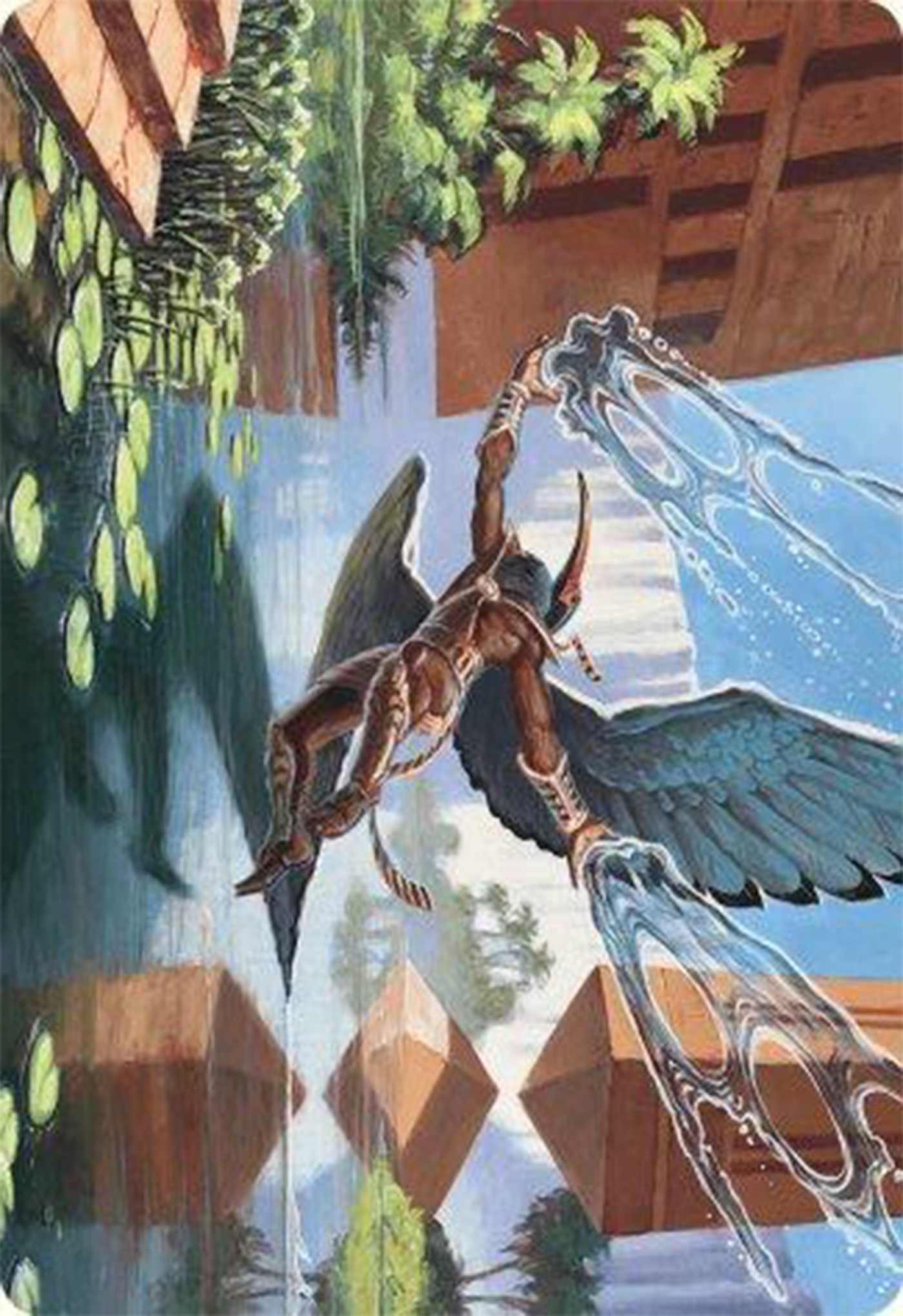 Nadu, Winged Wisdom Art Card [Modern Horizons 3 Art Series] | Gear Gaming Fayetteville