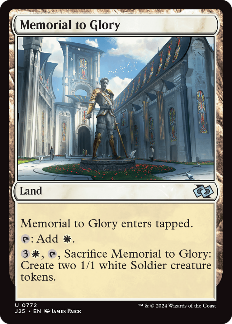 Memorial to Glory [Foundations Jumpstart] | Gear Gaming Fayetteville