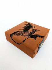 Spawn of Tiamat | Vegan Leather Dice Box - Chestnut | Gear Gaming Fayetteville