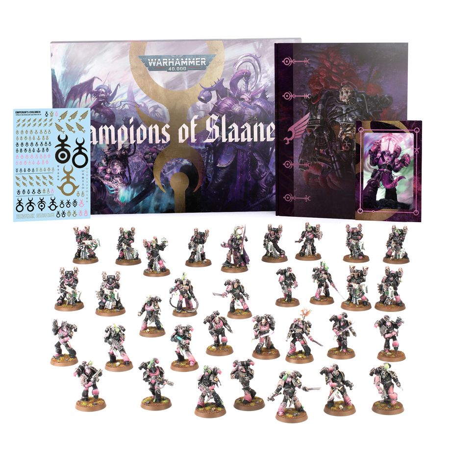 Warhammer 40k: Champions of Slaanesh – Emperor's Children Army Set | Gear Gaming Fayetteville