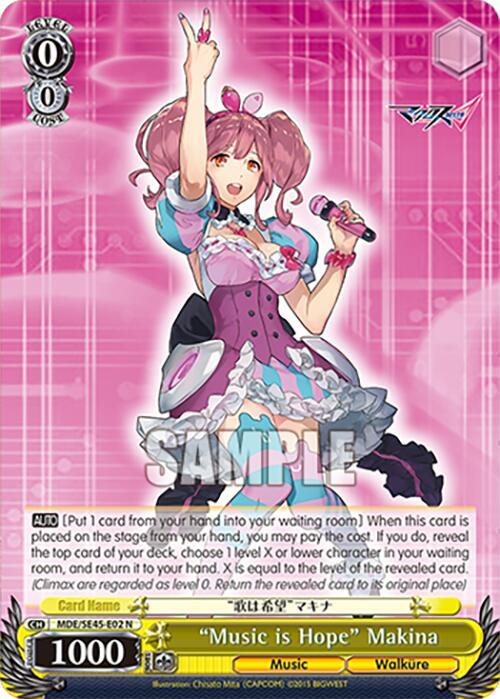 "Music is Hope" Makina - [MACROSS Delta Premium Booster] | Gear Gaming Fayetteville