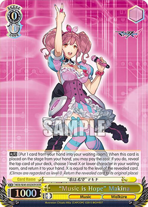 "Music is Hope" Makina (DCR) - [MACROSS Delta Premium Booster] | Gear Gaming Fayetteville