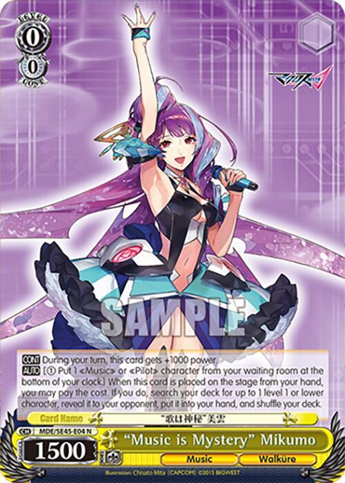 "Music is Mystery" Mikumo - [MACROSS Delta Premium Booster] | Gear Gaming Fayetteville