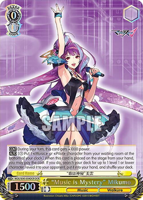 "Music is Mystery" Mikumo (DCR) - [MACROSS Delta Premium Booster] | Gear Gaming Fayetteville