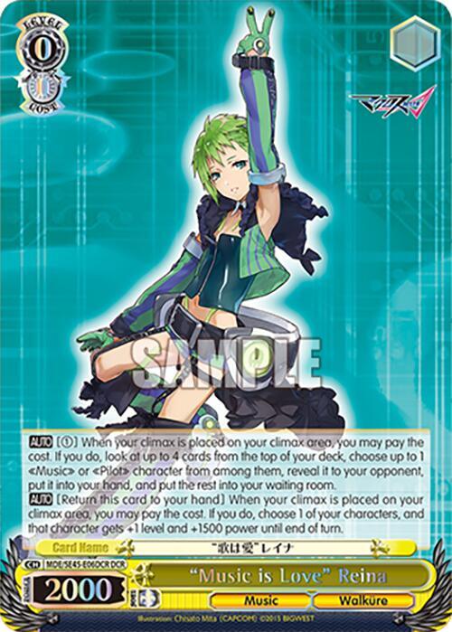 "Music is Love" Reina (DCR) - [MACROSS Delta Premium Booster] | Gear Gaming Fayetteville