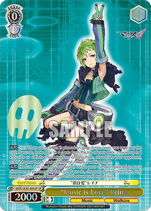 "Music is Love" Reina (SP) - [MACROSS Delta Premium Booster] | Gear Gaming Fayetteville