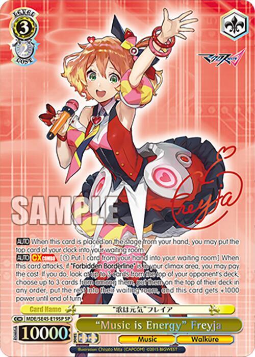 "Music is Energy" Freyja (SP) - [MACROSS Delta Premium Booster] | Gear Gaming Fayetteville