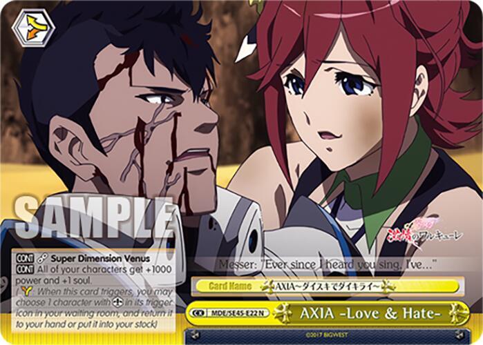 AXIA Love & Hate - [MACROSS Delta Premium Booster] | Gear Gaming Fayetteville