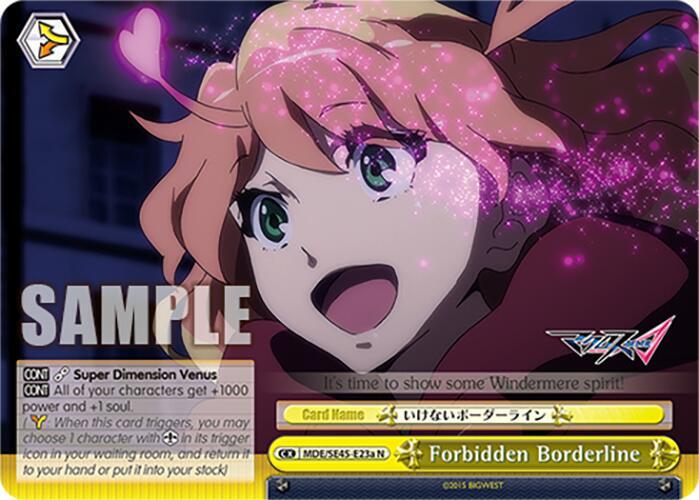 Forbidden Borderline (A) - [MACROSS Delta Premium Booster] | Gear Gaming Fayetteville