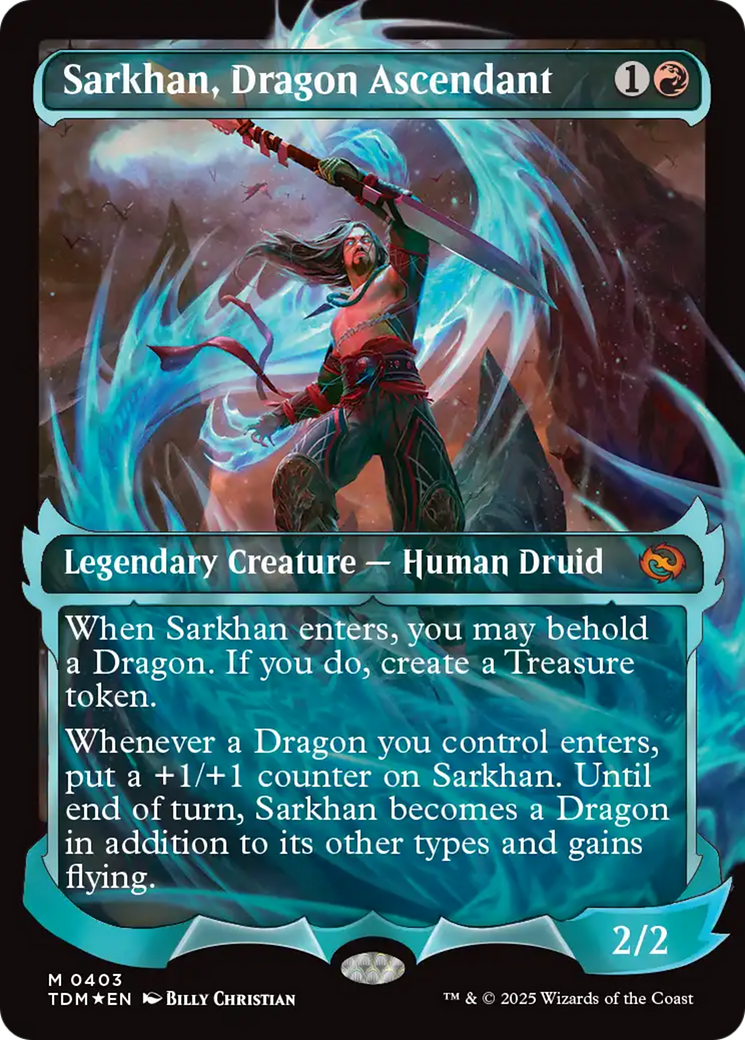 Sarkhan, Dragon Ascendant (0403) (Showcase) [Tarkir: Dragonstorm] | Gear Gaming Fayetteville