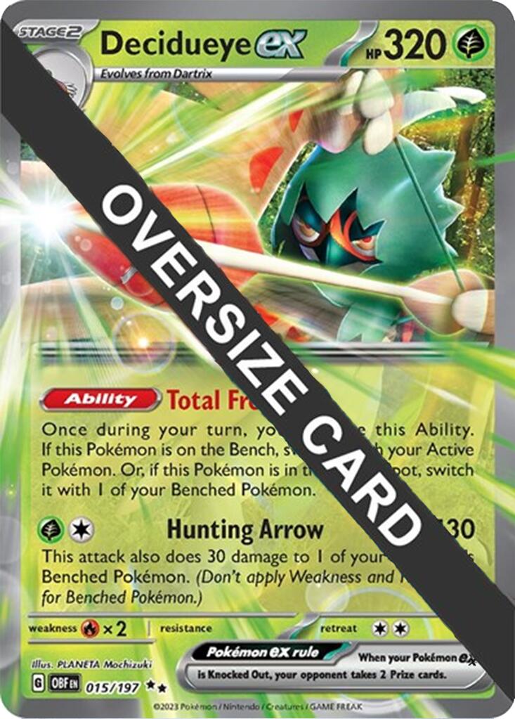 Decidueye ex (015/197) (Jumbo Card) [Miscellaneous Cards] | Gear Gaming Fayetteville