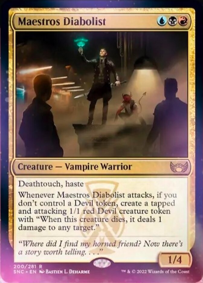 Maestros Diabolist [Streets of New Capenna] | Gear Gaming Fayetteville